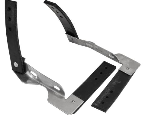 Pypes Exhaust Muffler Hanger Kit 64-72 Gm A-Body Hardware Not Incl Natural Finish 304 Stainless Steel Exhaust HGH13