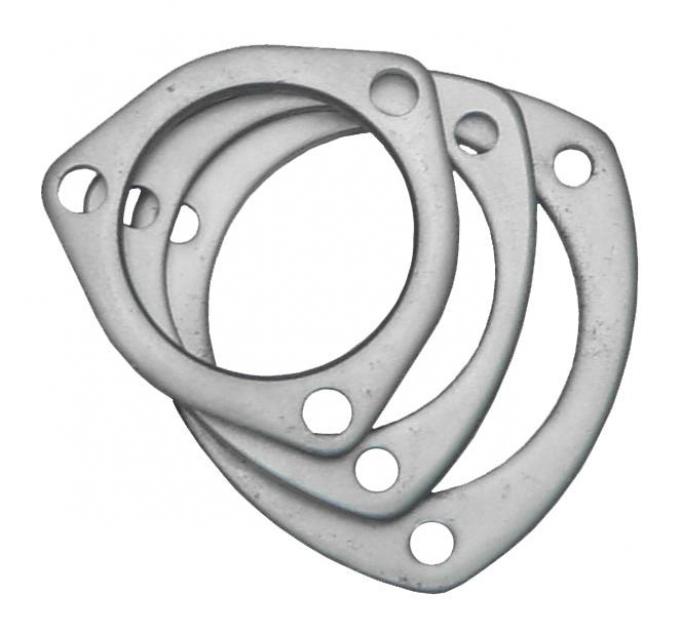 Pypes Exhaust Flange 3 in Hardware Not Incl Natural 304 Stainless Steel Exhaust HVF13S