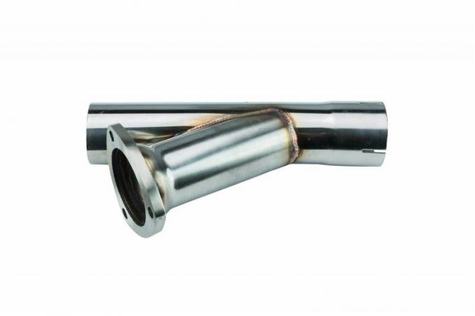 Pypes Y Exhaust Dump Cutout 3 in Hardware Not Incl Polished 304 Stainless Steel Exhaust YVX13S