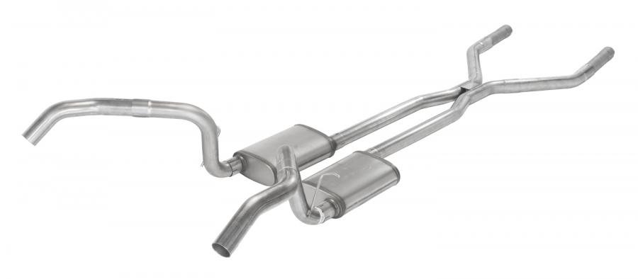 Pypes 2.5in H-Bomb w/H-Pipe Street Pro SGF42S - 67-69 GM F-Body