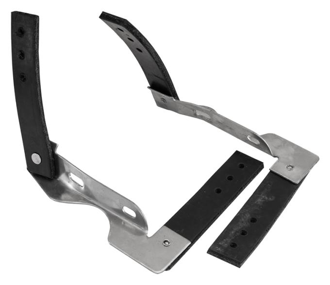 Pypes Exhaust Muffler Hanger Kit 64-72 Gm A-Body Hardware Not Incl Natural Finish 304 Stainless Steel Exhaust HGH13