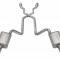Pypes Crossmember Back w/X-Pipe Exhaust System 75-80 Corvette C3 Split Rear Dual Exit 2.5 in Intermediate And Tail Pipe Street Pro Mufflers/Hardware Incl Tip Not Incl Catalytic Converter Incl Exhaust SCC910SE