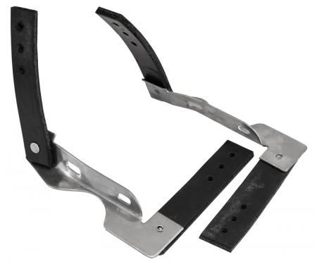 Pypes Exhaust Muffler Hanger Kit 64-72 Gm A-Body Hardware Not Incl Natural Finish 304 Stainless Steel Exhaust HGH13