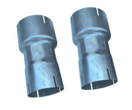 Pypes Exhaust Pipe Adapter 3 in - 2.5 in Hardware Not Incl Natural 409 Stainless Steel Exhaust PVA10