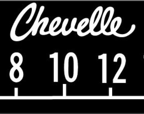 RetroSound Chevrolet Chevelle Logo Screen Protector, Pkg of 3