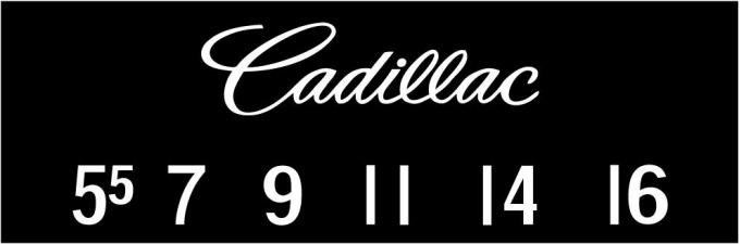 RetroSound Cadillac Logo Screen Protector, Pkg of 3