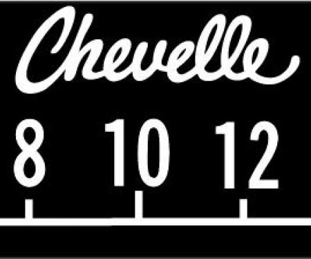 RetroSound Chevrolet Chevelle Logo Screen Protector, Pkg of 3