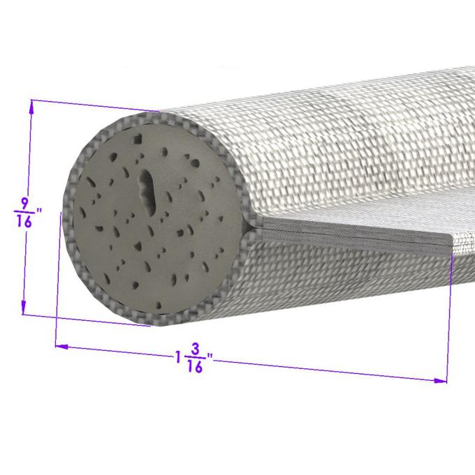 Metro Moulded Parts Gray, Cloth-Covered Sponge Windlace LP 57-B