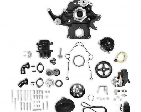 Holley Black Mid-Mount Complete Accessory System 20-290BK