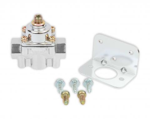 Holley Chrome Carbureted Fuel Pressure Regulator 12-804