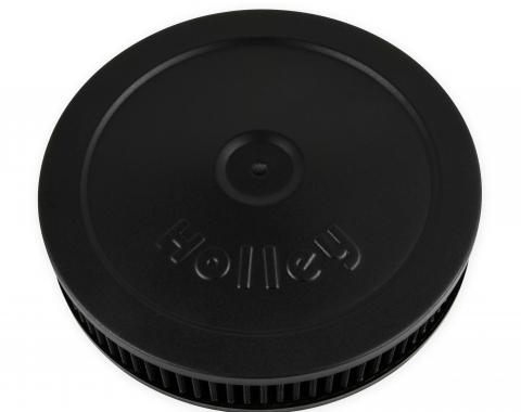 Holley Flat Base Air Cleaner 10" Black 120-145B