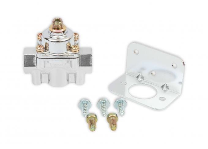 Holley Chrome Carbureted Fuel Pressure Regulator 12-804