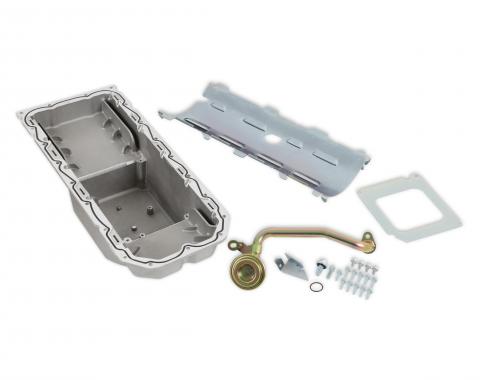 Holley Gen III Hemi Swap Oil Pan, Mid-Sump, Hellcat, Natural 302-64