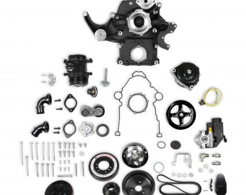 Holley Premium Black Mid-Mount Complete Accessory System 20-292BK