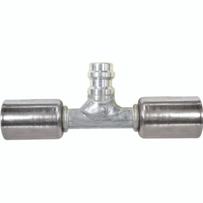 Vintage Air Beadlock O-Ring Fittings with 134a Service Ports NO 6 Hose Fitting - In-Line With Service Port 35825-VUG