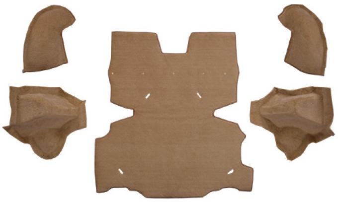 ACC 1978 Nissan 280Z Rear Cargo with Wheel Wells & Shock Covers Cutpile Carpet