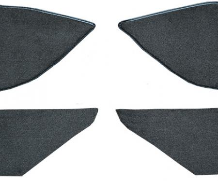 ACC 1981-1984 Chevrolet K10 Kick Panel Inserts with Cardboard Cutpile Carpet