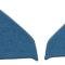ACC 1967-1972 GMC C25/C2500 Suburban Kick Panel Inserts with Cardboard Loop Carpet