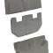 ACC 2010-2014 Cadillac Escalade ESV 4DR w/2nd Row Seat Mount Cover w/o Heel Pad Complete Cutpile Carpet