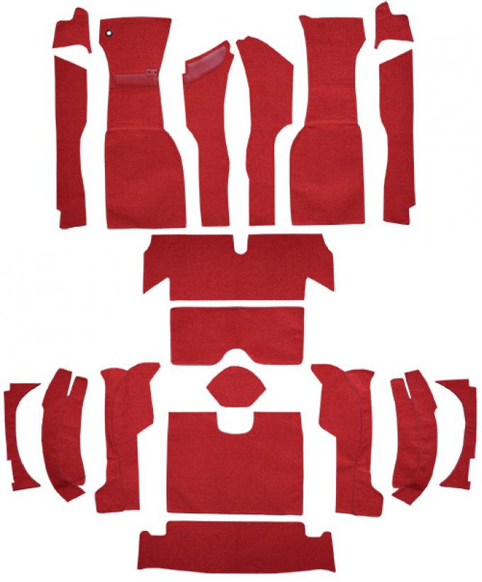 ACC 1963 Chevrolet Corvette Roadster Complete Without Tool Box Cut No Pad Loop Carpet