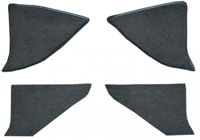 ACC 1975-1986 Chevrolet K5 Blazer Kick Panel Inserts with Cardboard Cutpile Carpet