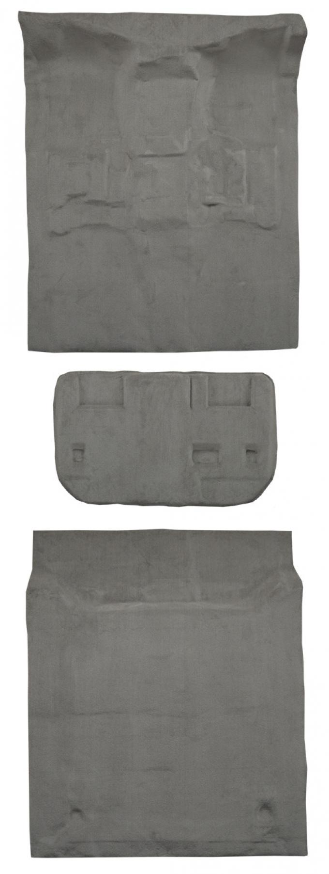 ACC 2007-2009 Cadillac Escalade ESV 4DR w/2nd Row 60-40 Seat Mount Cover w/o Heel Pad Complete Cutpile Carpet