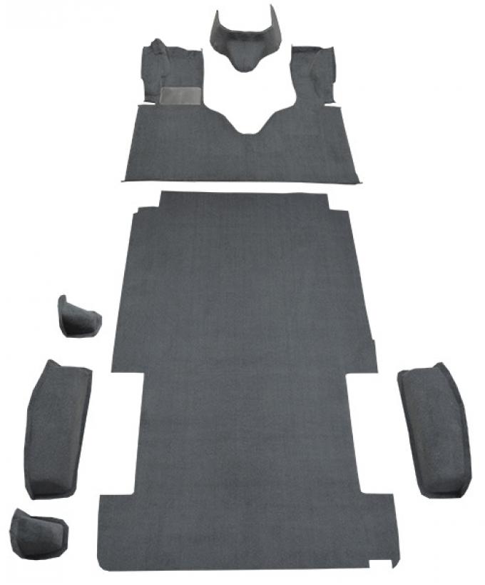 ACC 1975-1983 Ford E-250 Econoline Long with Engine Cover Fits 128 Wheel Base Complete Cutpile Carpet