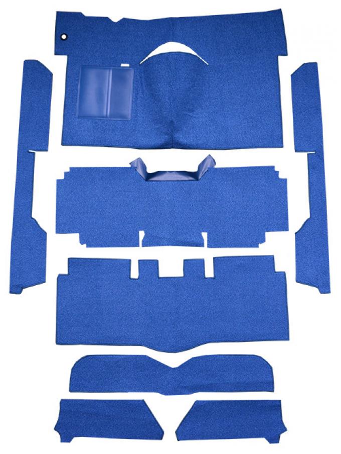 ACC 1963-1965 Mercury Comet 2DR Convertible Auto Bucket Seat Cut & Sewn Loop Carpet