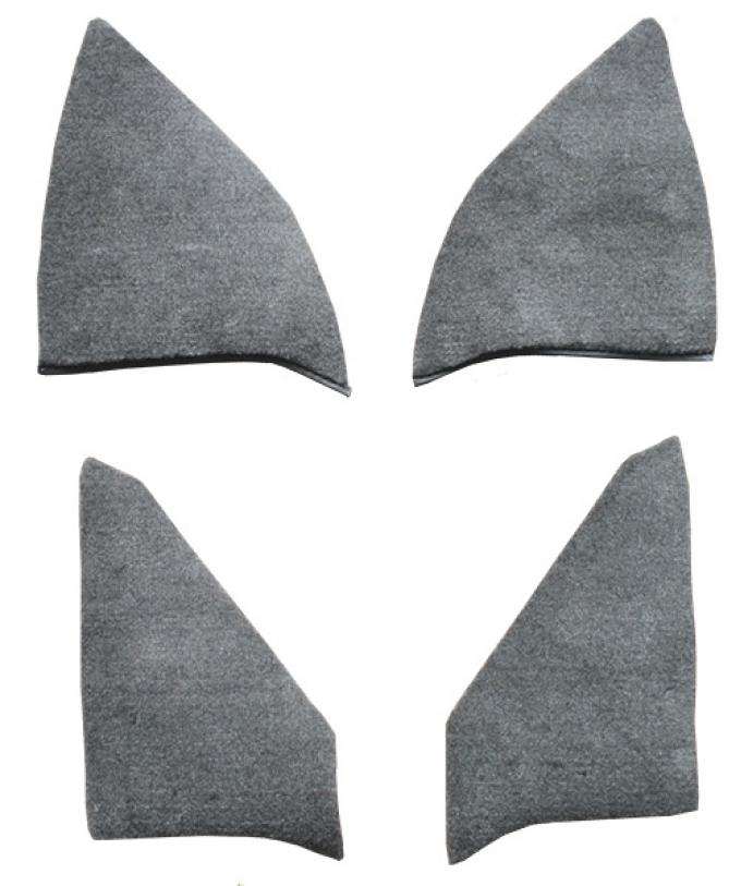 ACC 1975-1978 GMC K15 Suburban Kick Panel Inserts without Cardboard Cutpile Carpet