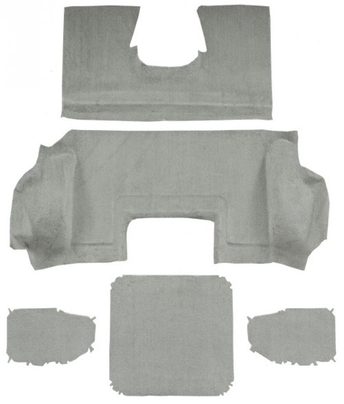 ACC 1998-2000 Chevrolet Corvette Convertible Rear with Pad Cutpile Carpet