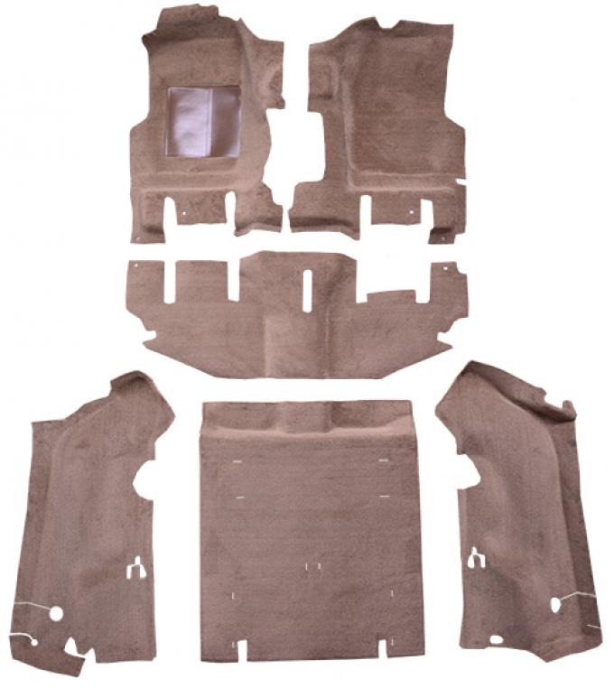 ACC 1997-2002 Jeep Wrangler Short Console w/o Rocker Panels Complete Cutpile Carpet