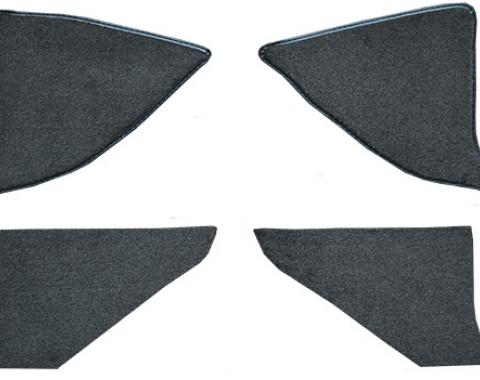 ACC 1981-1984 Chevrolet K10 Kick Panel Inserts with Cardboard Cutpile Carpet