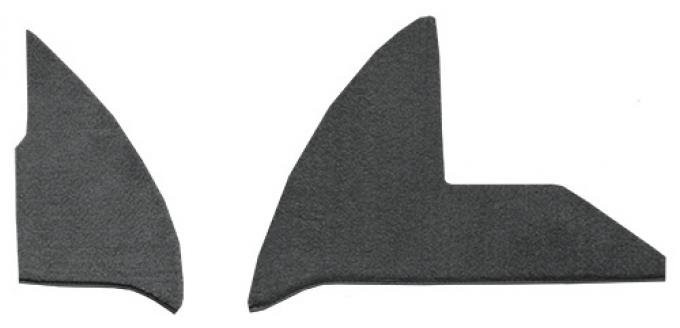 ACC 1975-1976 Dodge W100 Kick Panel Inserts with Cardboard Cutpile Carpet