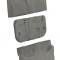 ACC 2007-2009 Cadillac Escalade ESV 4DR w/2nd Row 60-40 Seat Mount Cover w/o Heel Pad Complete Cutpile Carpet