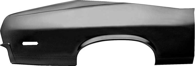 OER 1973-74 Nova, Ventura, Apollo, Omega, Rear Quarter Panel Skin, 2 Door, RH Passenger Side 1668052
