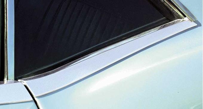 1968 Camaro, Outer Quarter Ledge Reveal Moldings, Coupe, Pair, GM Licensed