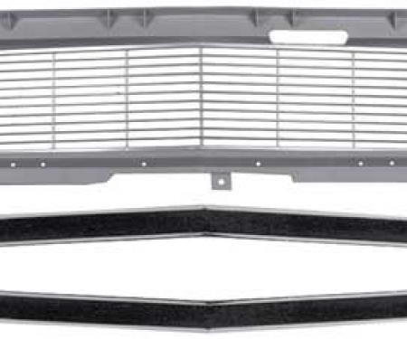 OER 1968 Camaro Restorer's Choice™ Standard Grill Kit with Headlamp Bezels *R5026C