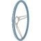 1969-72 GM, Comfort Grip Cushioned Steering Wheel, 3-Spoke, Silver Spokes, Blue Grip