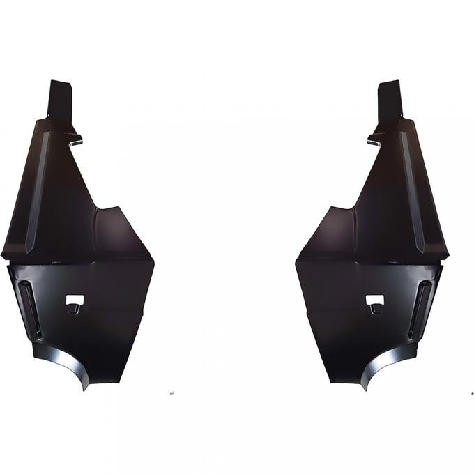 1968-1972 Chevy II / Nova Rear Package Tray Side Extensions