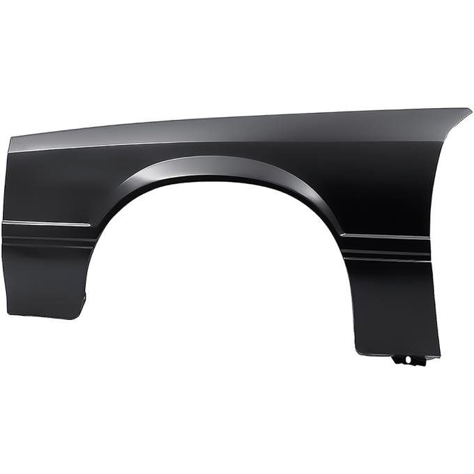 OER 1979-90 Mustang, except SVO, Front Fender, without Molding Holes, LH Driver Side 84L302