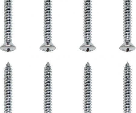 1957 Chevy Bel Air, 150, 210, Nomad, Headlamp Bezel Screw Set