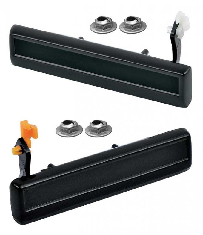 OER 1982-94 Cadillac/Chevrolet/Pontiac/Buick/Oldmobile, Exterior Door Handles, Black, Pair, With Hardwar *881402