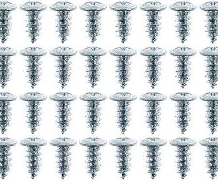 Redline Restomotive® 1960-1976 Mopar 40 Piece Wheel Opening Molding Screw Set