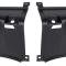 OER 1969-70 Mustang Fastback, Quarter Panel Trim Side and Upper Panel, 4-Piece Set, Black 31112B