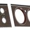 OER 1972-74 Barracuda, Cuda, Challenger, Woodgrain Rallye Gauge Bezel Set , Hardtop , 4 Switch ME1487