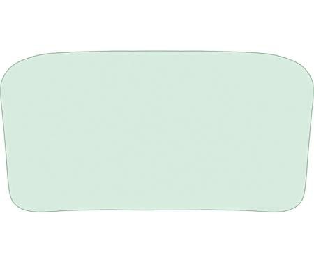 OER 1959-60 Impala, Bel Air, LeSabre, Eldorado, Catalina, Bonneville, Rear Window Glass, 2 Door Hardtop, Light Green Tinted BG3006T