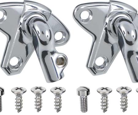 1959-63 Chevy, Buick, Olds, Sun Visor Bracket Set, with Hardware, Coupe / Hardtop