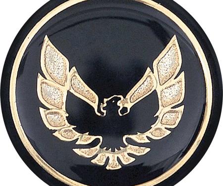 1976-81 Firebird, Trans Am, Shift Button Emblem, Black with Gold