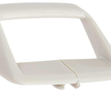 1974-80 GM, Shoulder Harness Seat Belt Retainer, White, Various Models