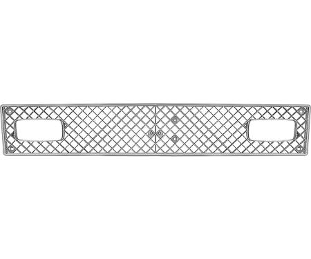 1976-78 Chevrolet Nova SS, Rally, Front Grill, Diamond Style, Chrome